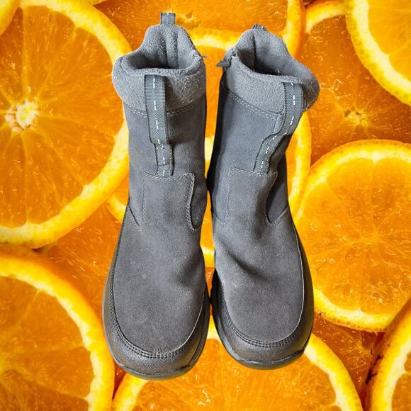 L.L. Bean Men\'s Gray Insulated Primaloft Pull On Side Zipper Boots‎ Size 8.5 main image 5